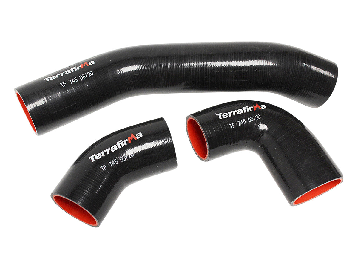 TF745 LAND ROVER - TERRAFIRMA LAND ROVER - Black silicone intercooler hose kit for Defender Tdci 2.2