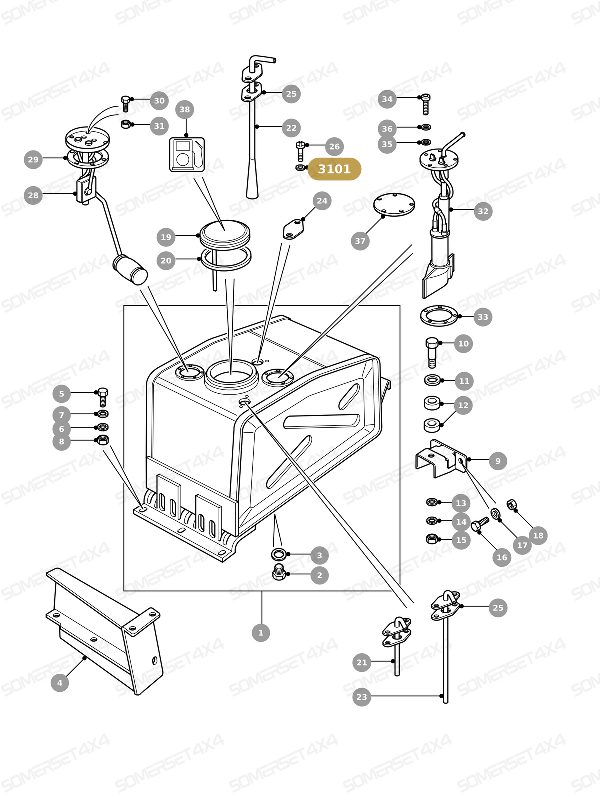 3101 LAND ROVER - SPRING WASHER From ALLMAKES