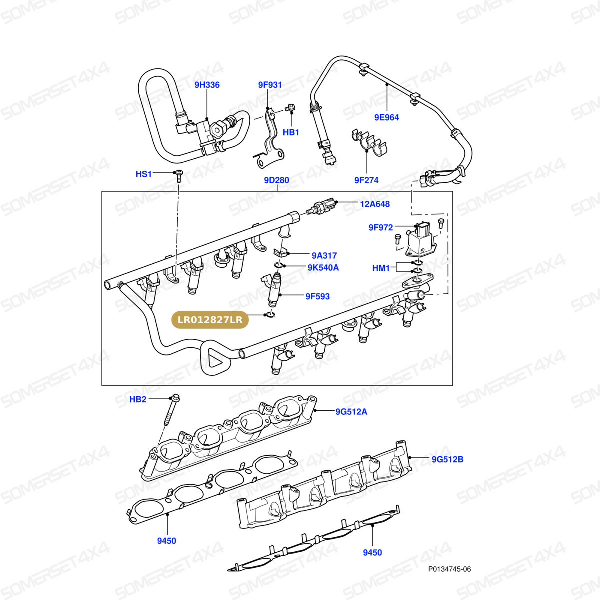LR012827LR GENUINE LAND ROVER - SEAL