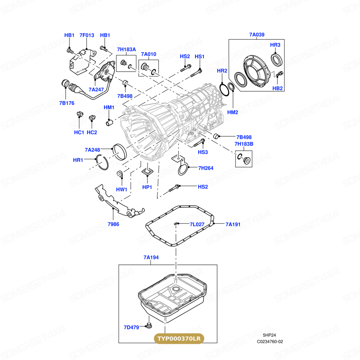 TYP000370LR GENUINE LAND ROVER - SCREW