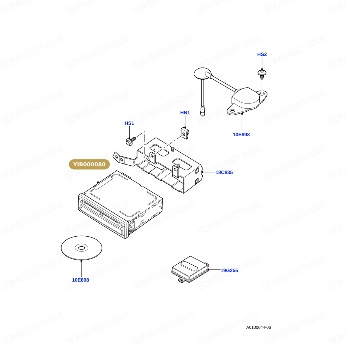 YIB000080 COMPUTER - NAVIGATION SYSTEM From PR2 ALLMAKES OE