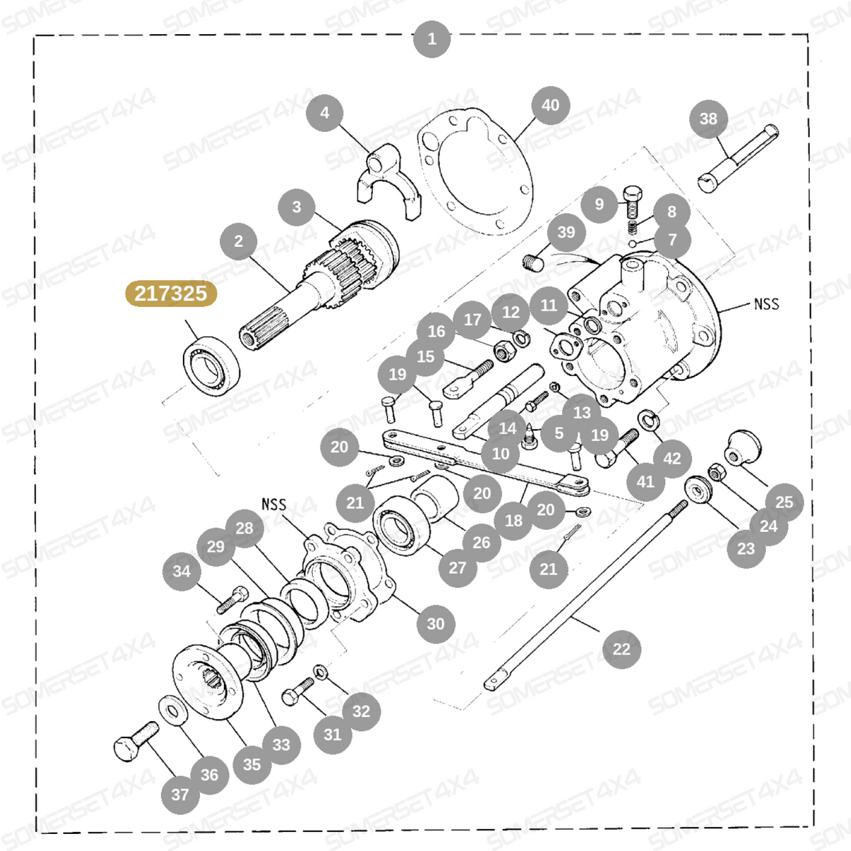217325 LAND ROVER - BEARING From ALLMAKES