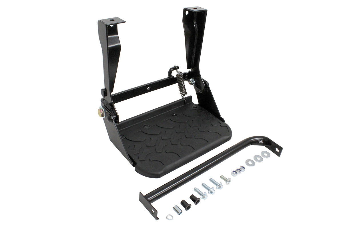 LR020614MT LAND ROVER - SIDE STEP - FOLDING - BLACK - MUD TREAD