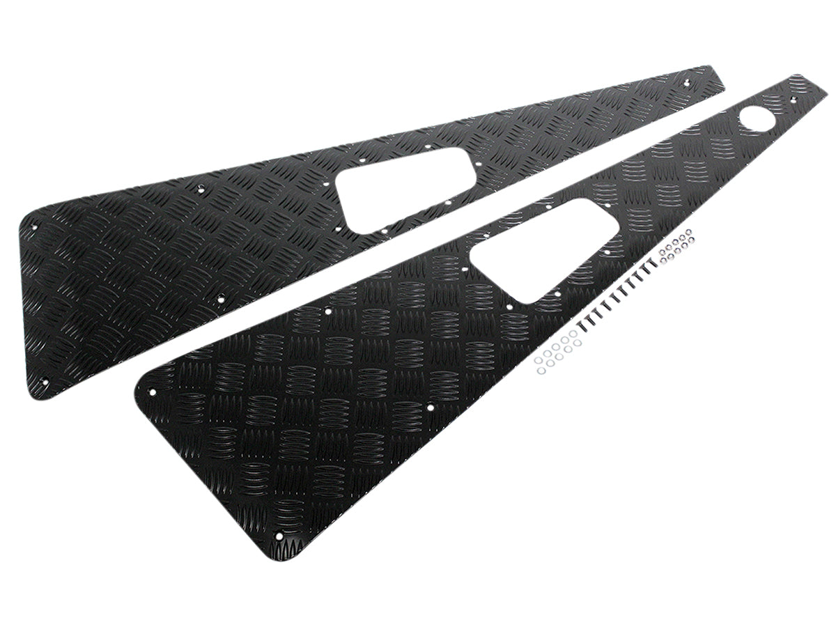 TF8226 LAND ROVER - WING TOPS-CHEQ PLATE-BLACK- LAH-PRE-07