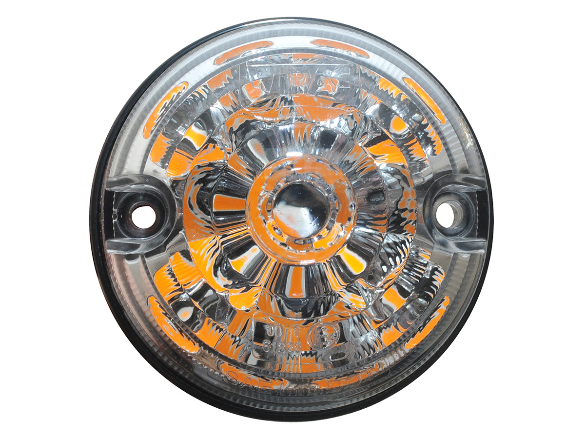LR047798LEDCL LAND ROVER - 73mm clear LED front indicator for Defenders