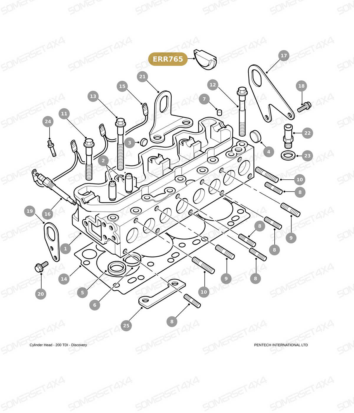 ERR765 LAND ROVER - SEAL - RUBBER - PLUG - CYLINDER BLOCK - 200TDI From ALLMAKES