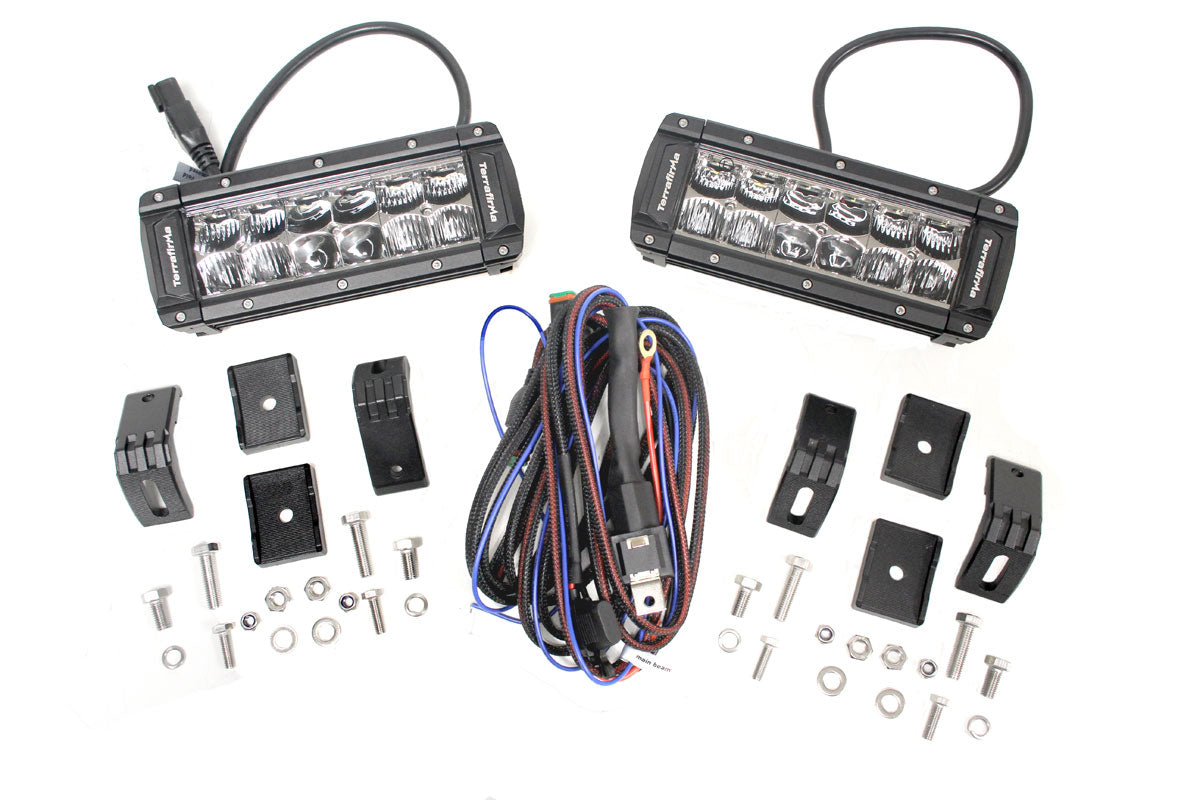 TF7005 LAND ROVER - TERRAFIRMA LAND ROVER - Pair of 8" double row LED light bars 3240lm