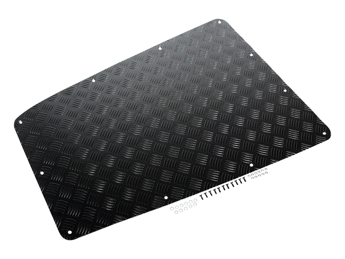 TF8201 LAND ROVER - TF BONNET CHEQ. PLATE - BLACK - PRE-2007