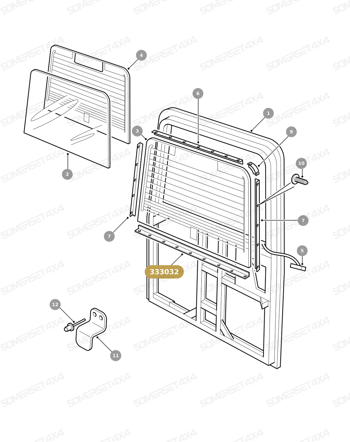 333032 LAND ROVER - RETAINER From ALLMAKES