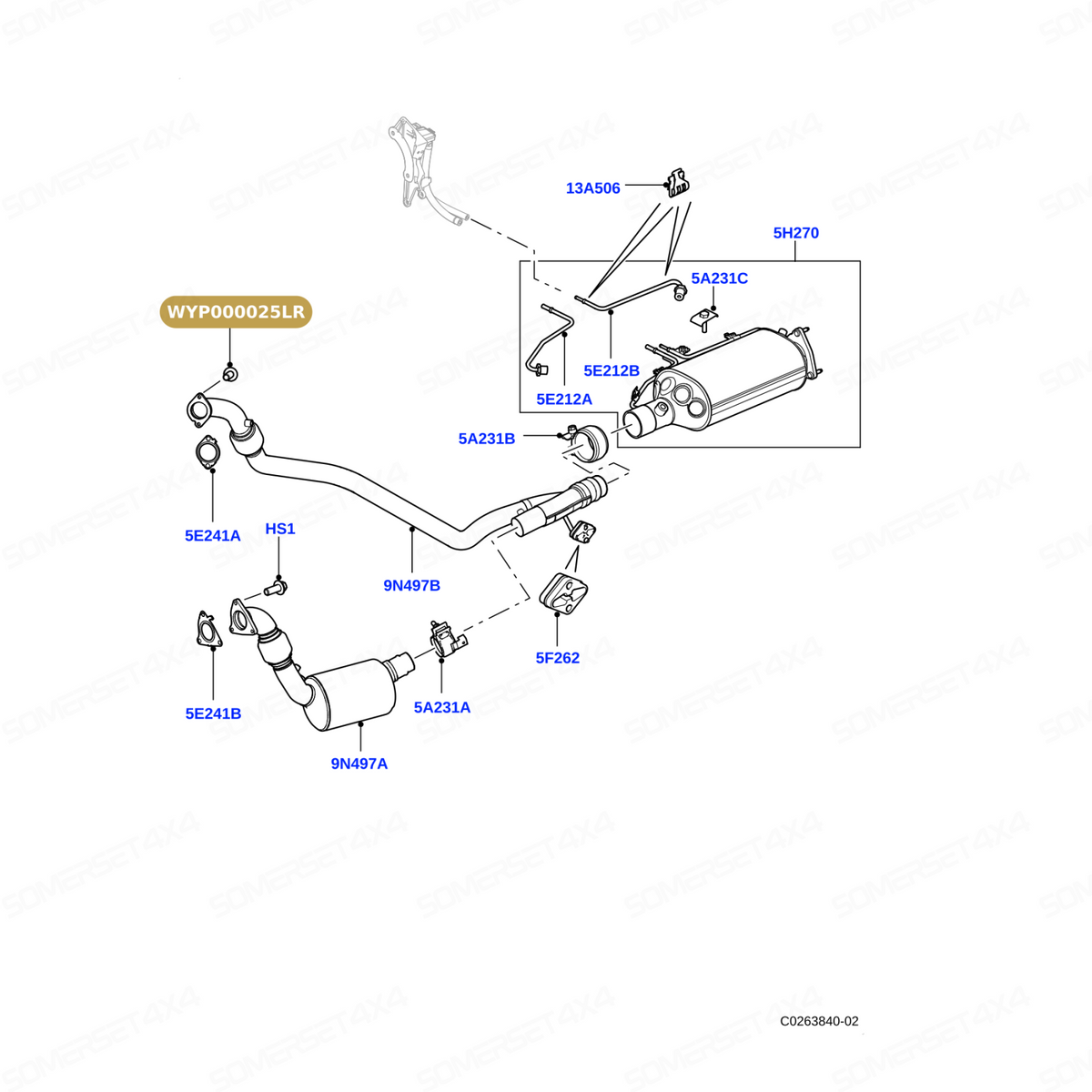 WYP000025LR GENUINE LAND ROVER - SCREW