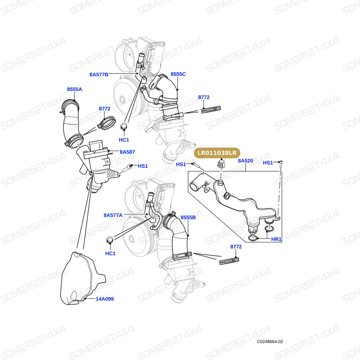 LR011038LR GENUINE LAND ROVER - PLUG - BLANKING