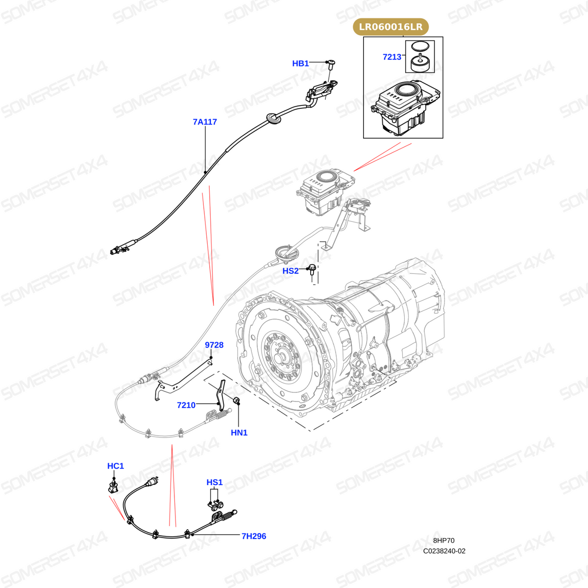 LR060016LR GENUINE LAND ROVER - MODULE - TRANSFER SHIFT CONTROL