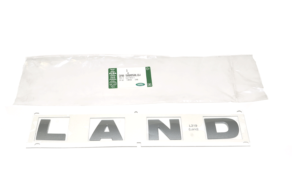 DAB500050LQVLR NAME PLATE - PLASTIC