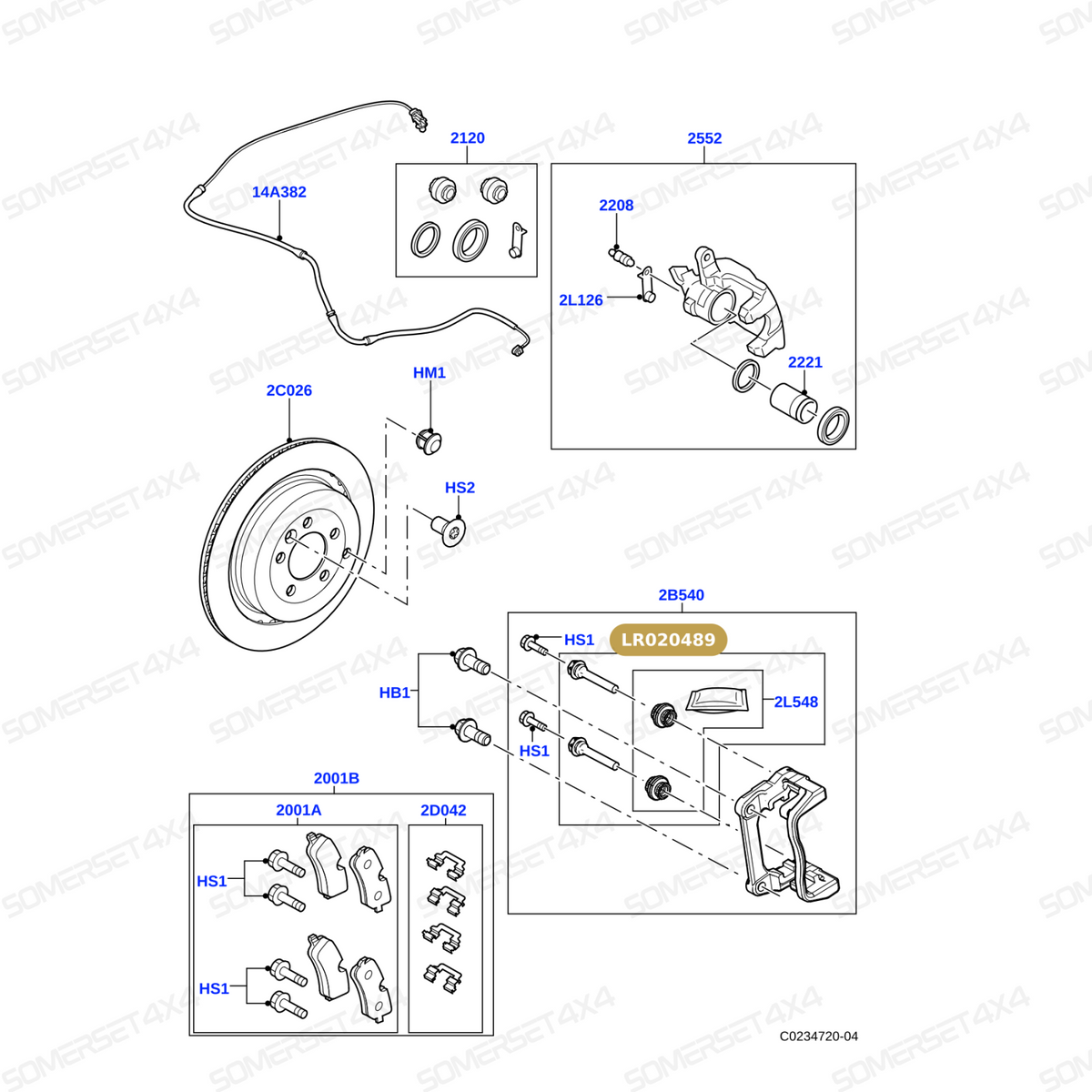 LR020489 LAND ROVER - KIT - LOCATING PIN BOLTS From ALLMAKES