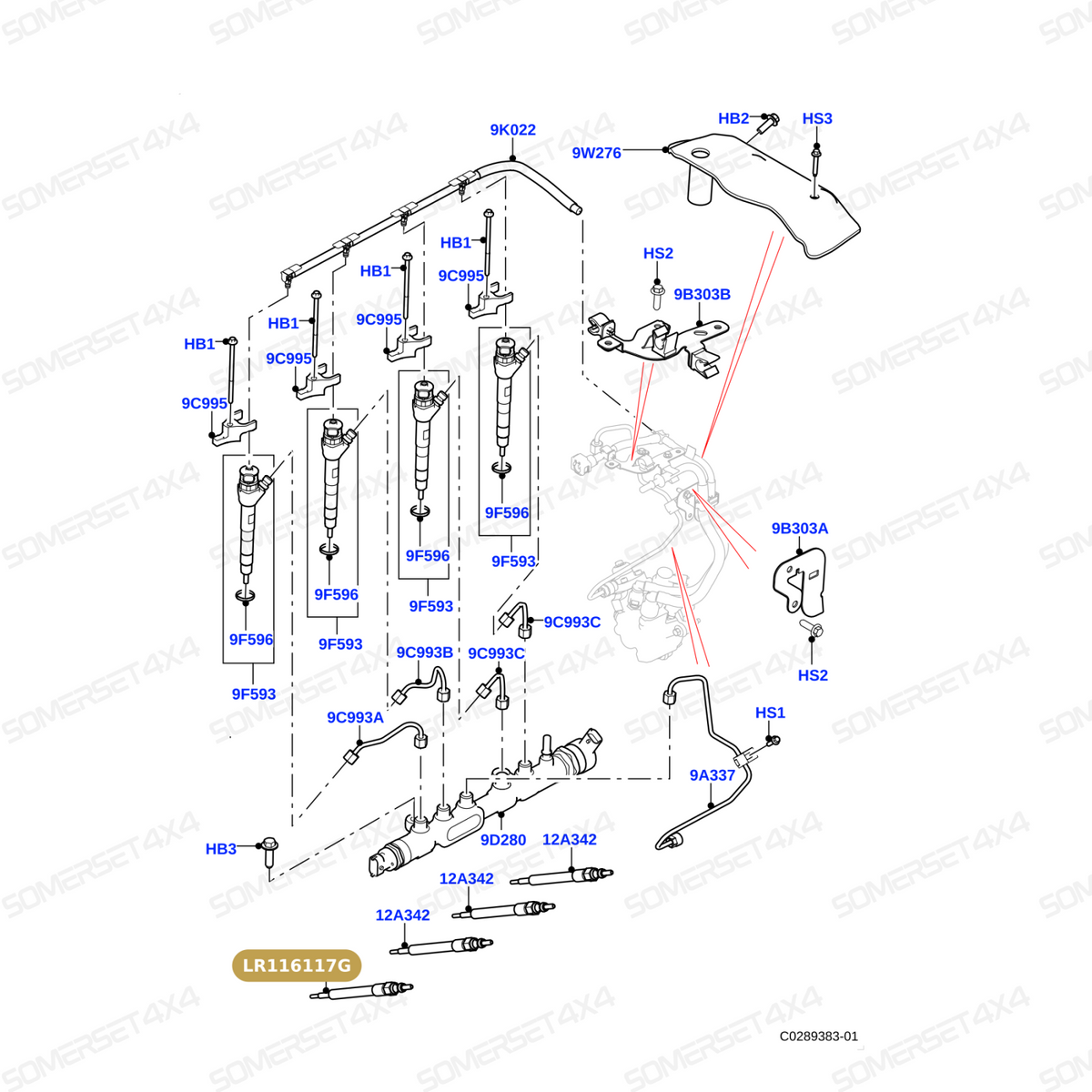 LR116117G LAND ROVER - GLOW PLUG From NGK