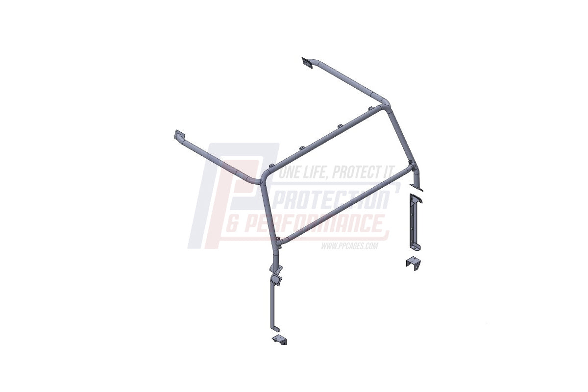 PPLR138 LAND ROVER - 45MM SCREEN HOOP & SIDE RAILS