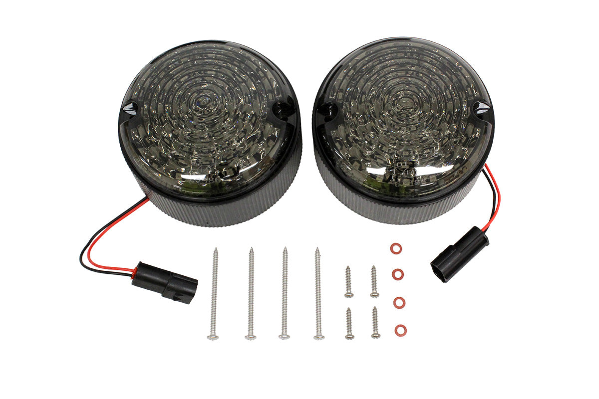 TF31065 95MM SCROLLING LED INDICATORS - SMOKED