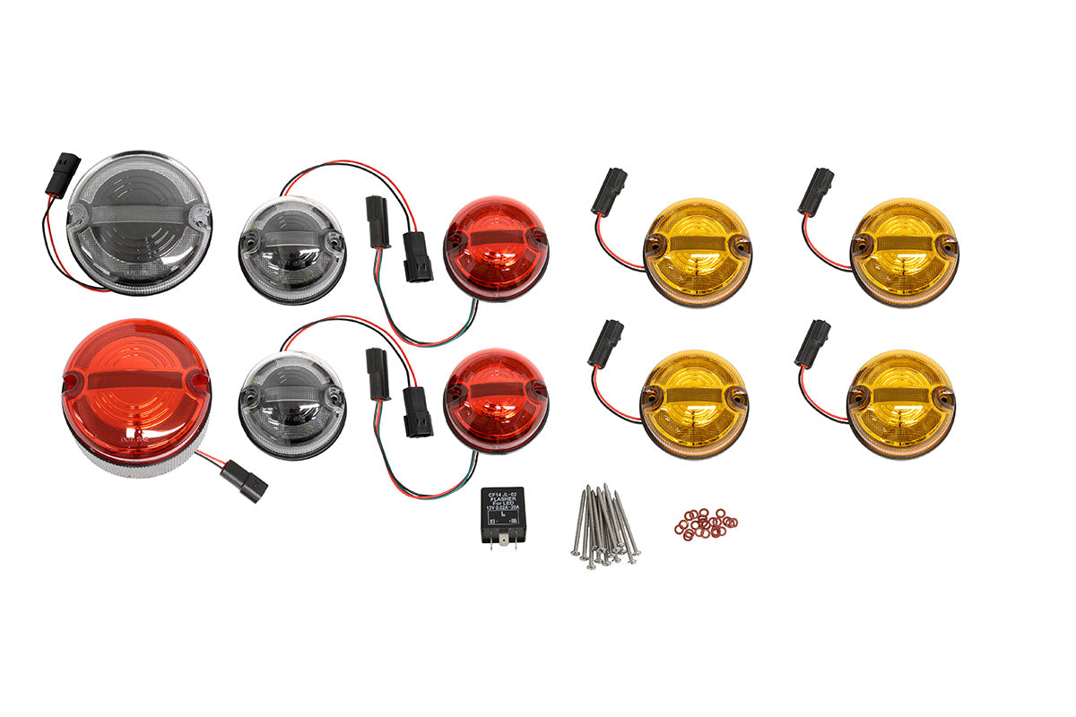 TF31038 73MM COLOURED HALO & BAR LED LIGHT KIT