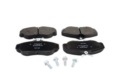 SFP500150G LAND ROVER - BRAKE PAD SET - FRONT - INC BOLTS - VENTED DISCS From DELPHI