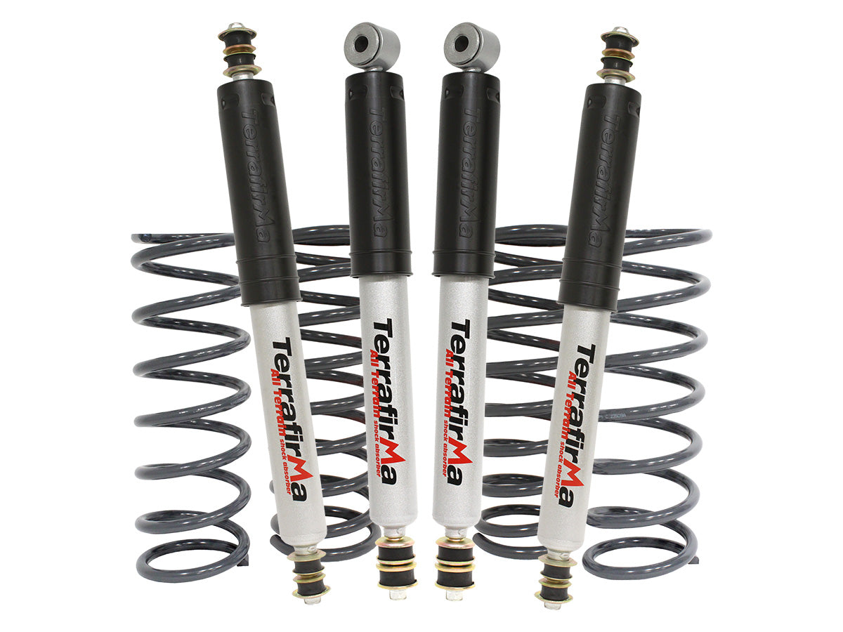 TF201 LAND ROVER - TERRAFIRMA LAND ROVER - 2" lift light load suspension kit with All Terrain shocks for 90/D1/RRC