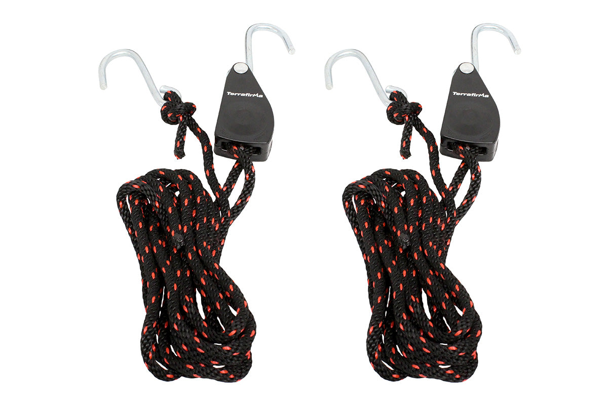 TF3348 RATCHET GUY ROPES - 6MM X 3M - PAIR