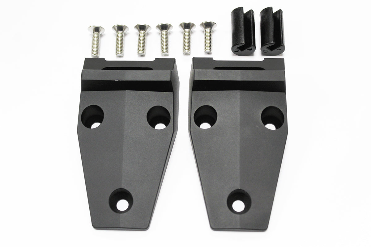 GA1152B LAND ROVER - ALUMINIUM DEFENDER BONNET HINGE KIT BLACK