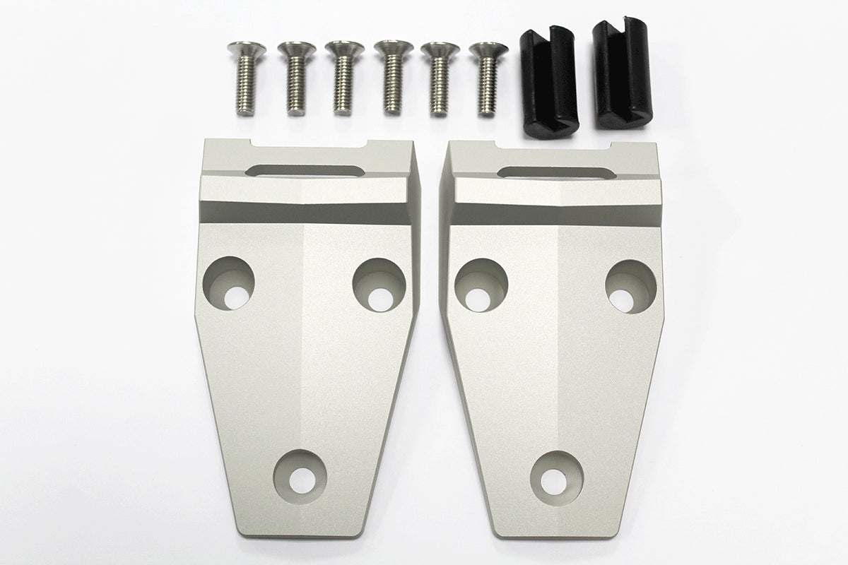 GA1152 LAND ROVER - ALUMINIUM BONNET HINGE KIT SILVER