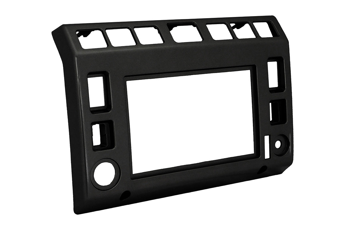 GA2898 LAND ROVER - BLACK TD5 DOUBLE DIN CONSOLE From MUD