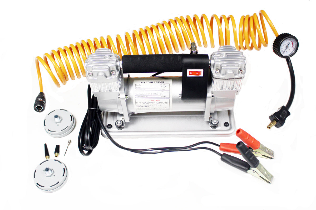 GE2392 LAND ROVER - Double pump twin cylinder portable air compressor