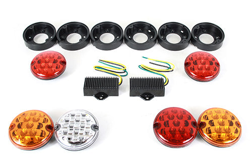 GL1143 LAND ROVER - 95MM LED LIGHTS UPGRADE KIT - DEF - Suitable for Series 3 From WIPAC