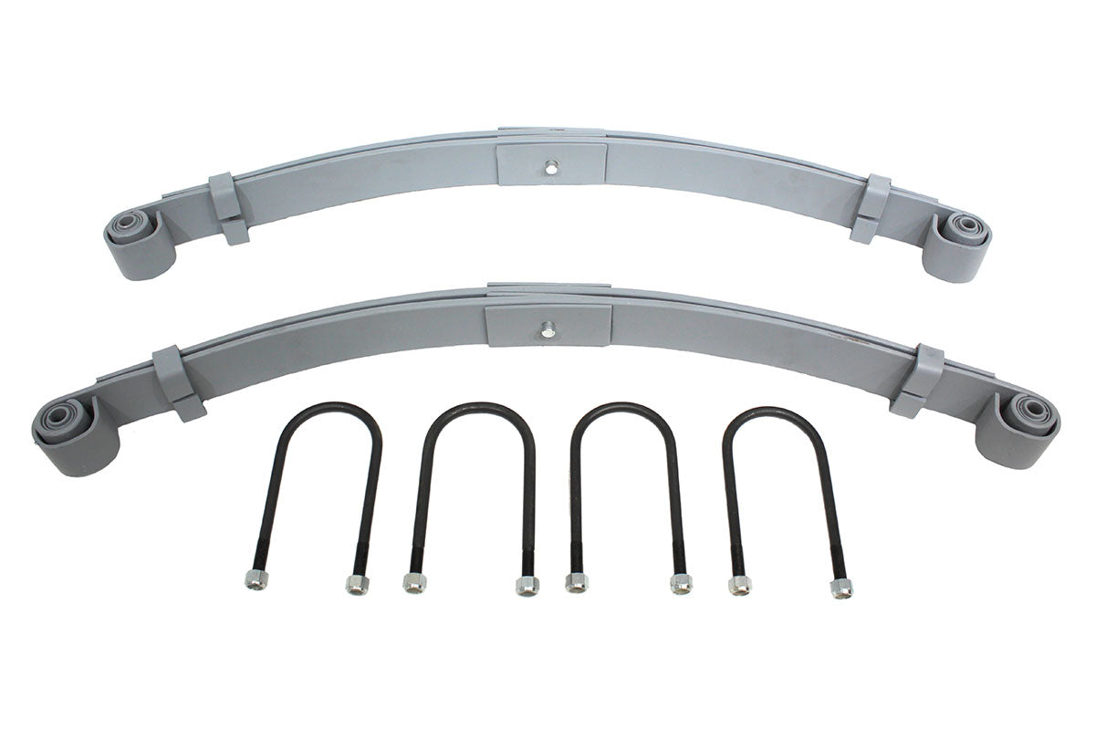 GPB001 LAND ROVER - Pair of Parabolic front springs and U bolts for Series 2 & 3