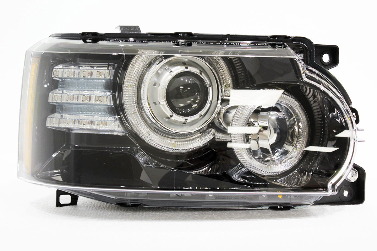 LR143007 LAND ROVER - HEADLAMP ASSEMBLY-RHD-RH (+HID) L322 From MARELLI
