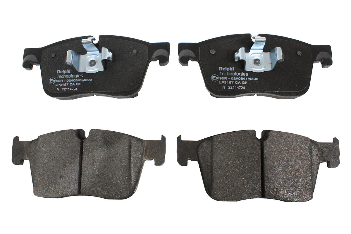 LR160444G LAND ROVER - BRAKE PADS LESS SPRINGS - RR VELAR From DELPHI