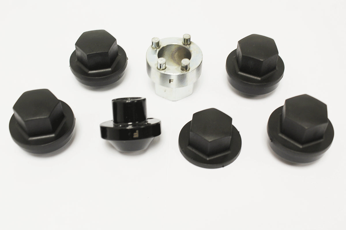 RTC9535 LAND ROVER - KIT - WHEEL LOCKING - STEEL - SET OF 5 - Suitable for Discovery 1, All Defenders & Range Rover Classic
