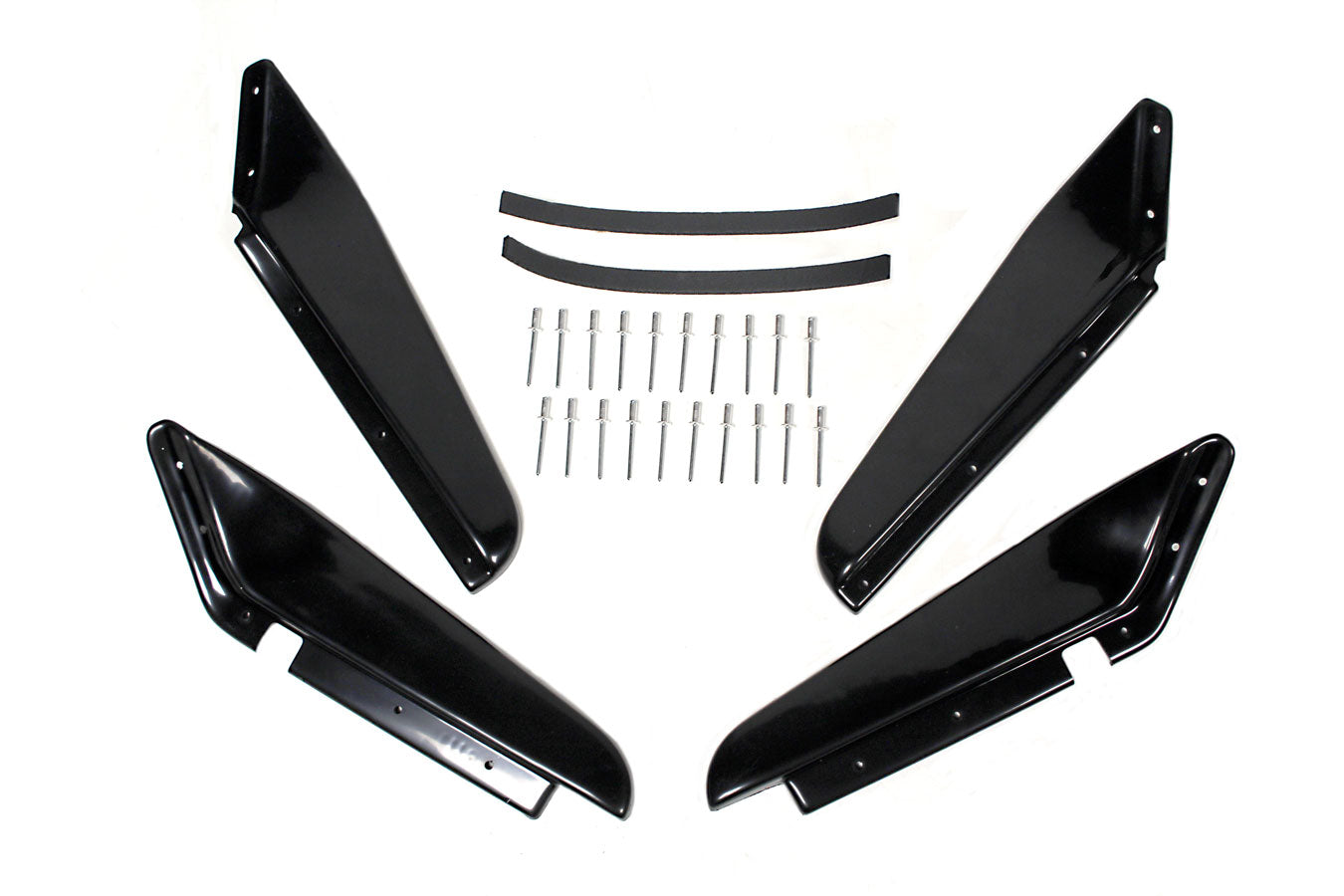 TF1131 TERRAFIRMA LAND ROVER - Mud deflectors set of 4 in paintable gloss plastic for Defender 110