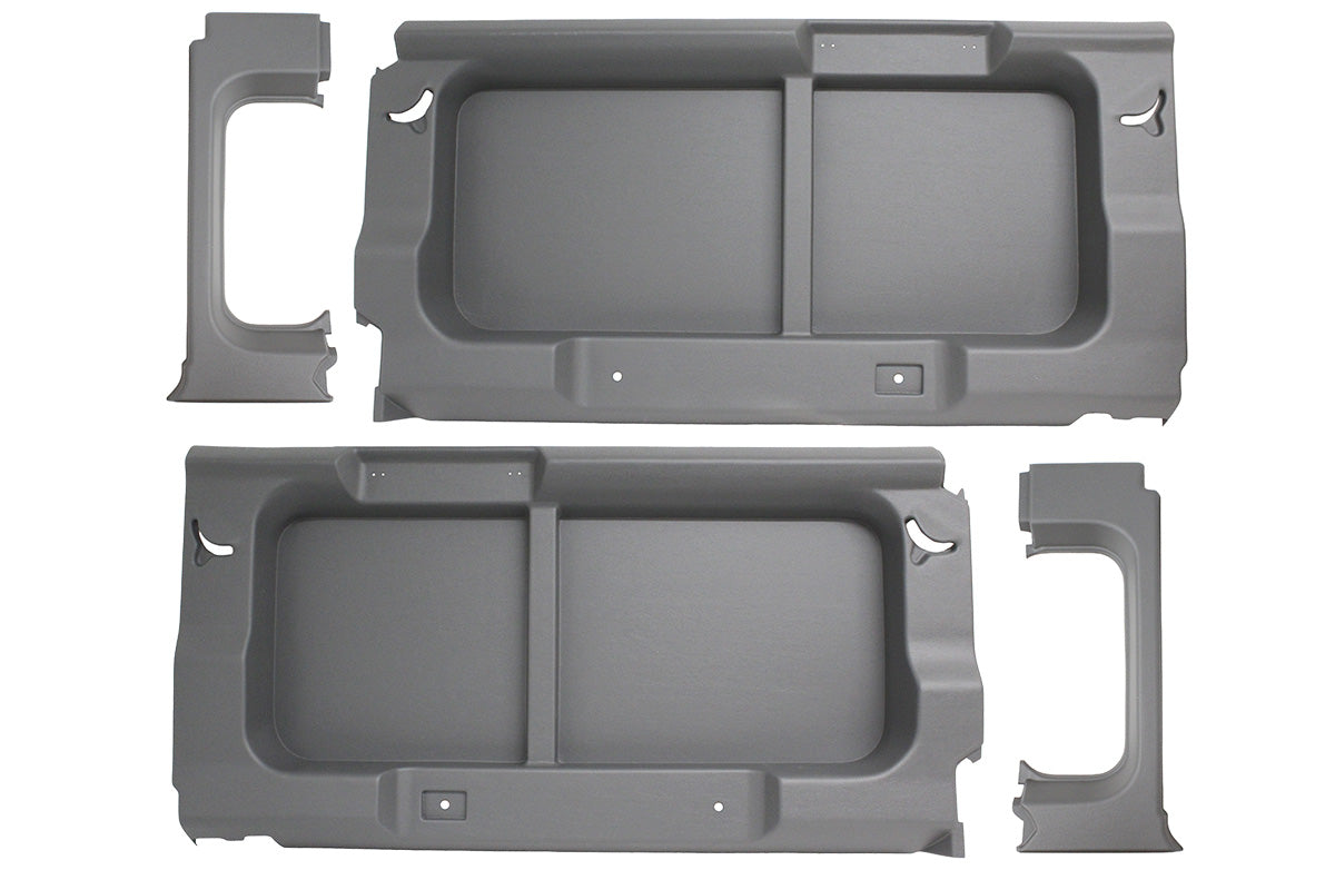 TF2755 TERRAFIRMA LAND ROVER - DEFENDER 110COMM LIGHT GREY REAR WINDOW TRIM PANELS WITHOUT WINDOWS