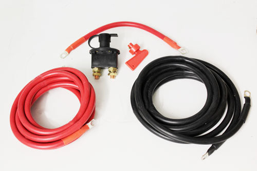 TF3309 TERRAFIRMA LAND ROVER - 4m extended battery cables and isolator switch