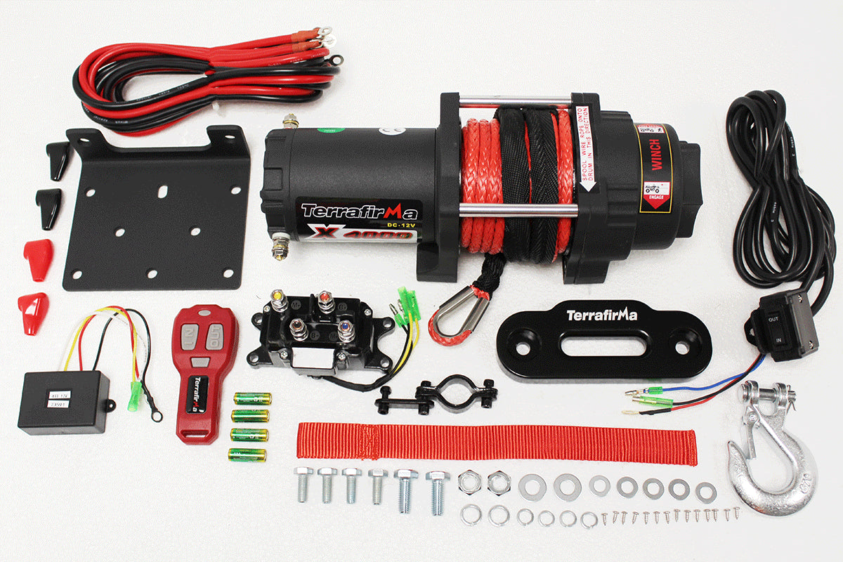 TF3340 LAND ROVER - TERRAFIRMA X4000 4000LB 12V WINCH