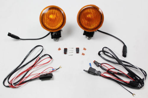 TF705 TERRAFIRMA LAND ROVER - Pair of 5" 125mm round spotlights 25w LED 1800LM