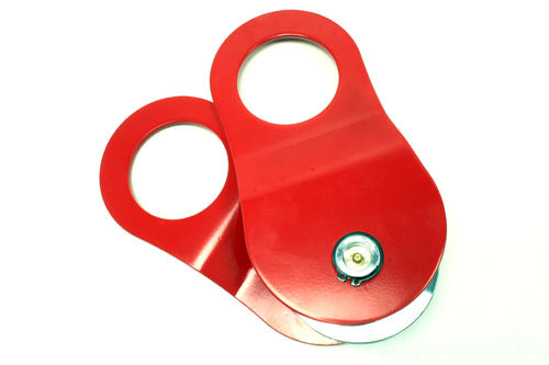 TF3305 LAND ROVER - SNATCH BLOCK WITH GREASE FITTING - RED