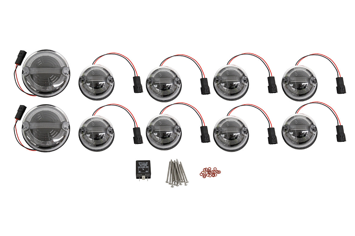 TF31036 73MM CLEAR HALO & BAR LED LIGHT KIT