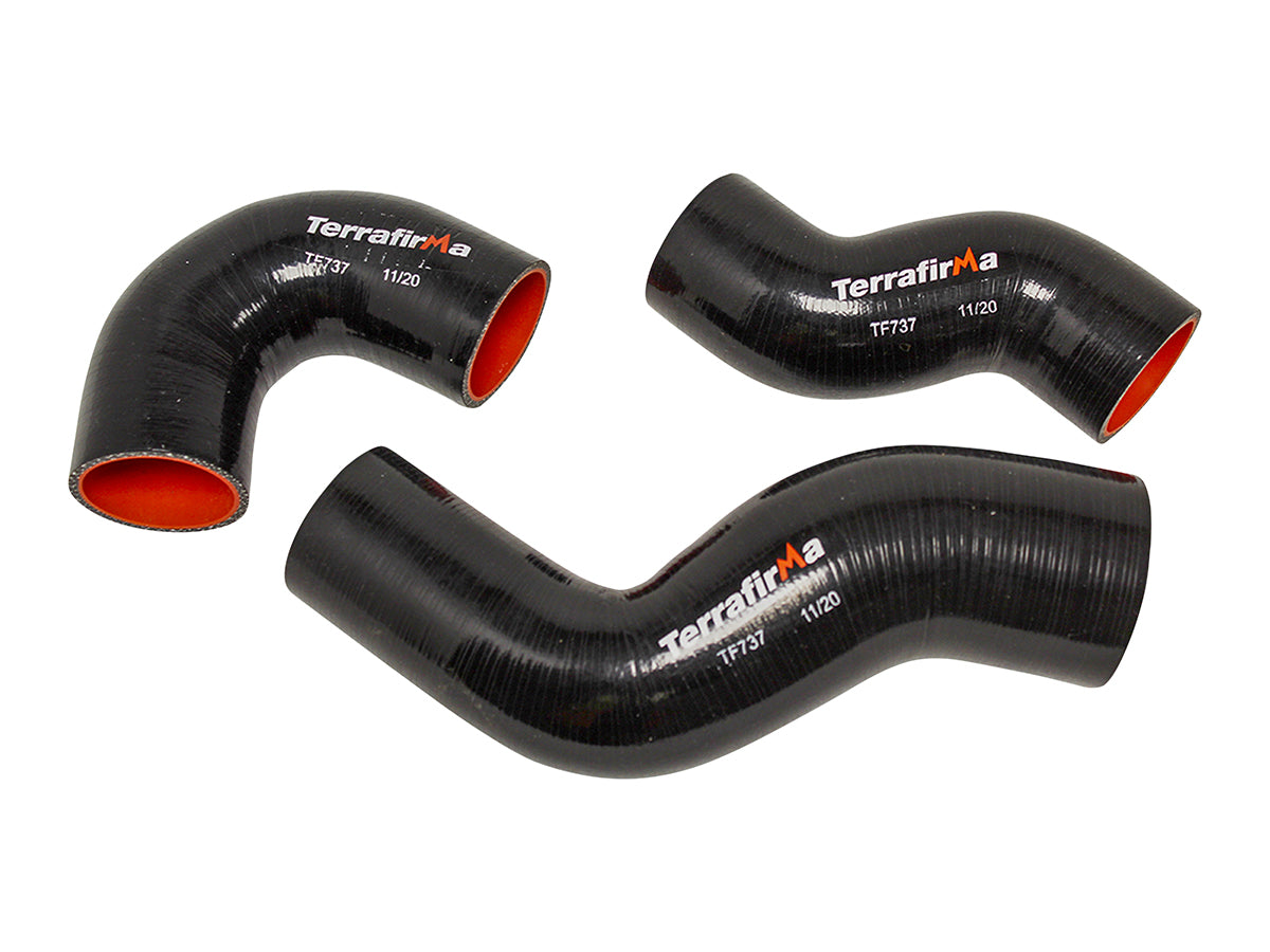 TF737 LAND ROVER - SILICONE HOSE KIT - BLACK - TD5-DEF