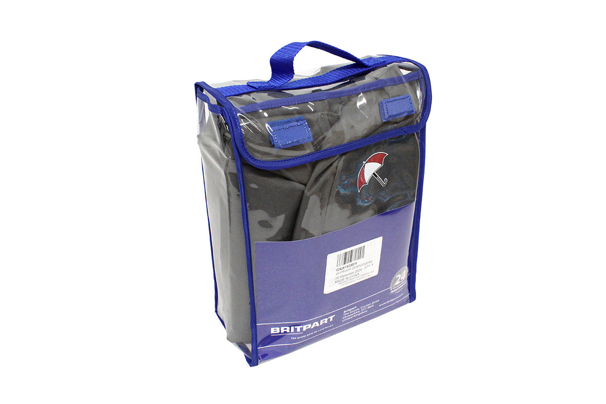 GA2815GREY W/PROOF SEATCOVERS FRONTSET 3SEATS DEFEN