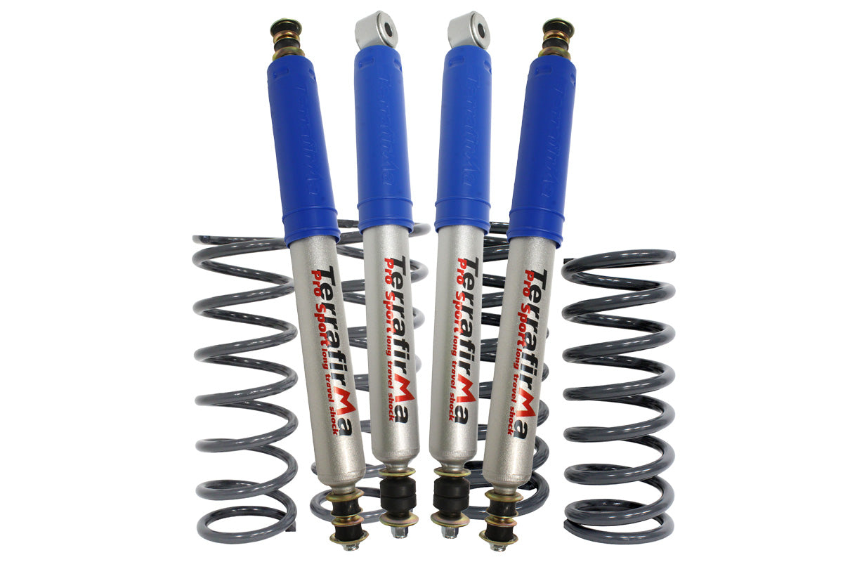 TF217 LAND ROVER - TERRAFIRMA LAND ROVER - 2" lift heavy load suspension kit with Pro Sport shocks for 110/130
