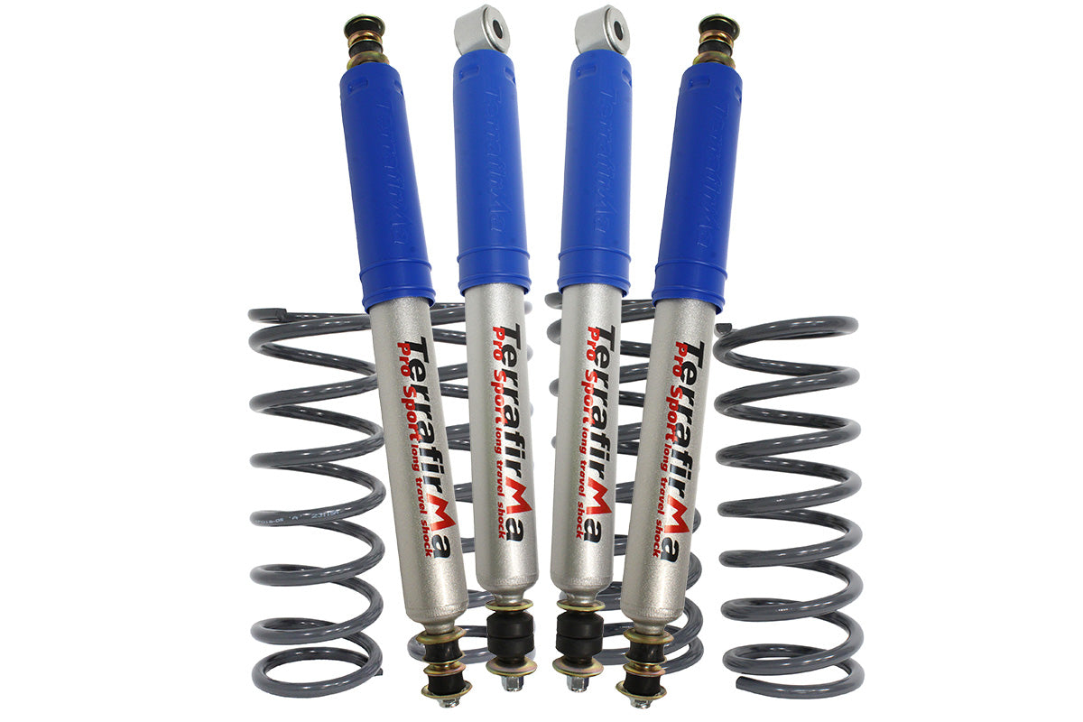 TF215 LAND ROVER - TERRAFIRMA LAND ROVER - 2" lift medium load suspension kit with Pro Sport shocks for 110/130