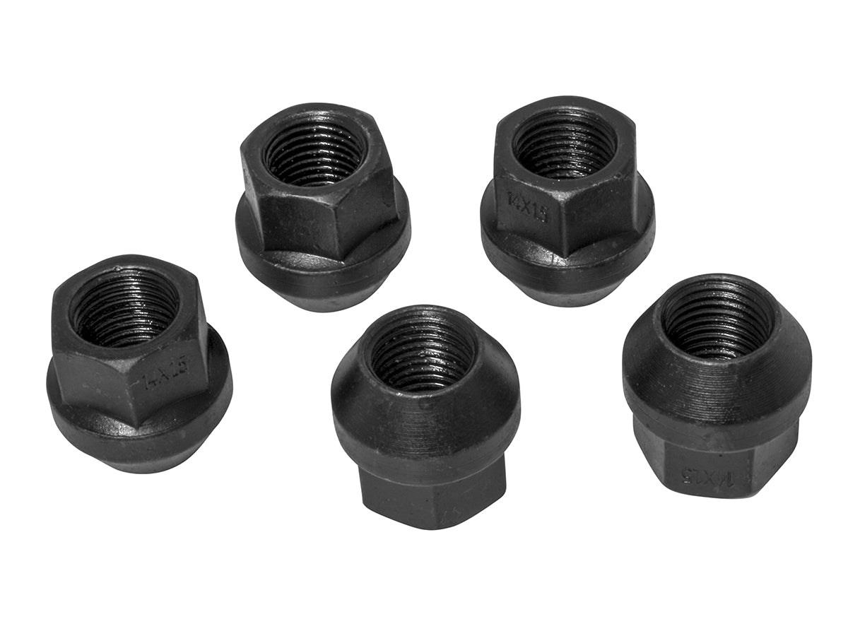 TF152NUTBLACK LAND ROVER - TERRAFIRMA LAND ROVER - Black wheel nuts for TF152 Black modular steel wheel