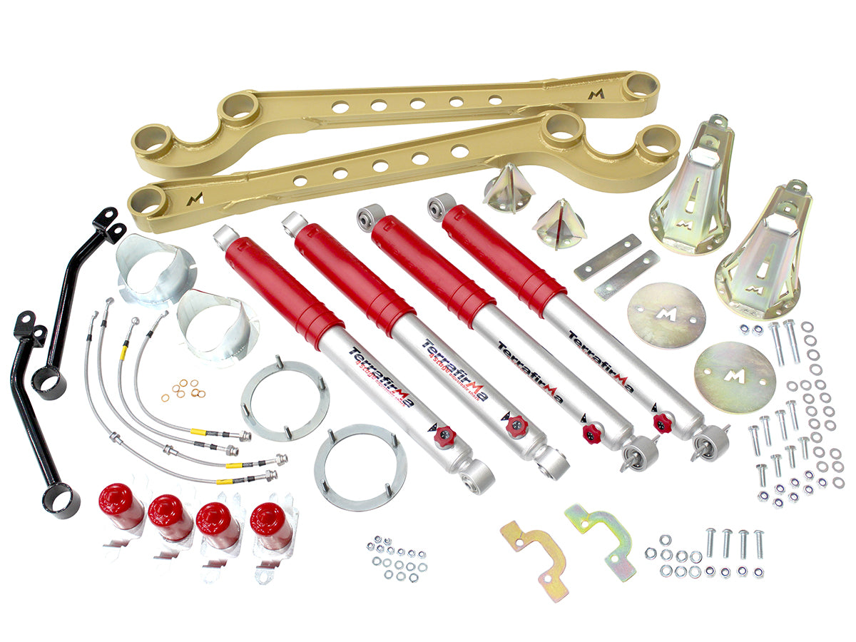 TF581 LAND ROVER - MAXI DISLOCATION KIT - +3" TRAVEL - D2
