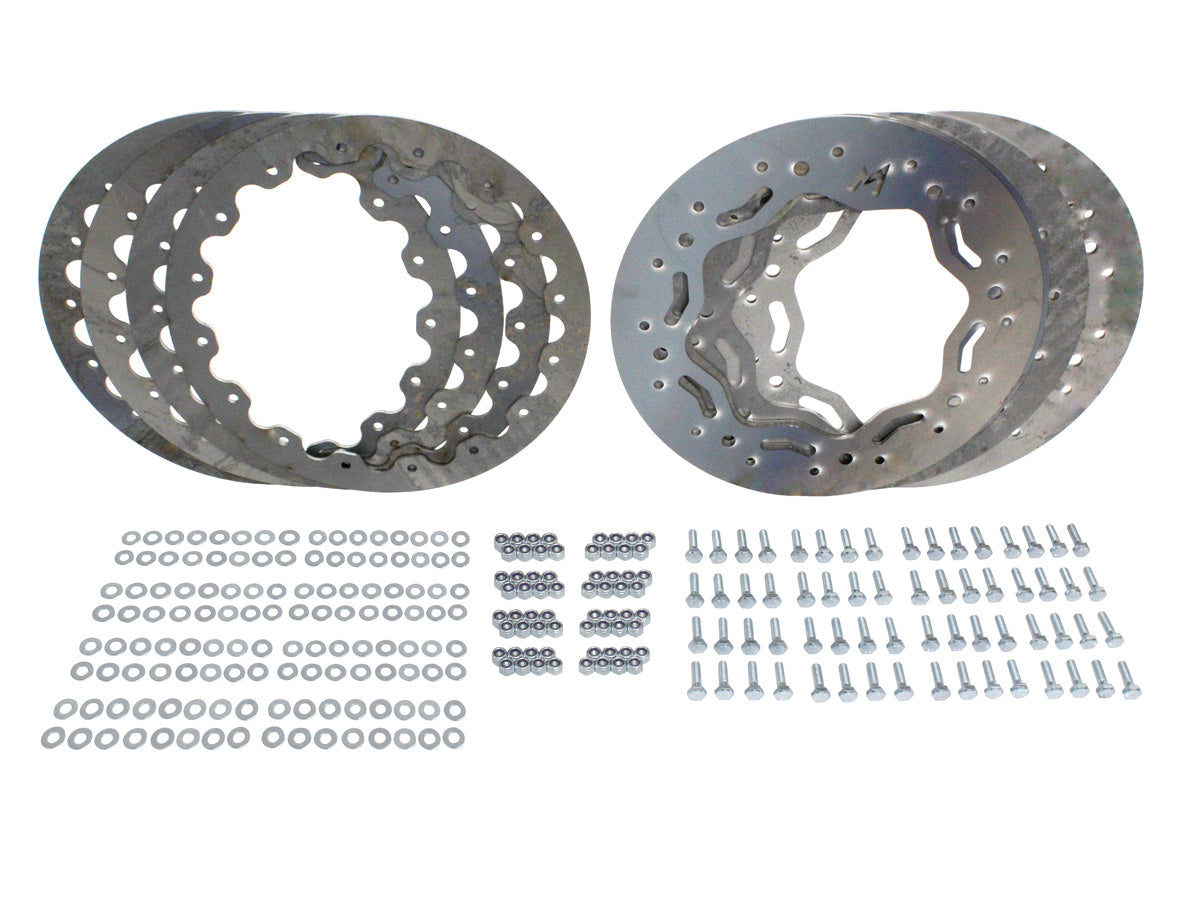 TF112KIT LAND ROVER - TERRAFIRMA LAND ROVER - DIY weld on bead lock kit for 16" steel wheel set of 4