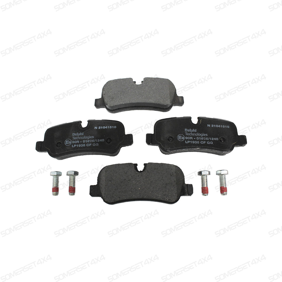 LR139969G LAND ROVER - BRAKE PAD SET FOR REAR BRAKES - LESS SPRINGS From DELPHI