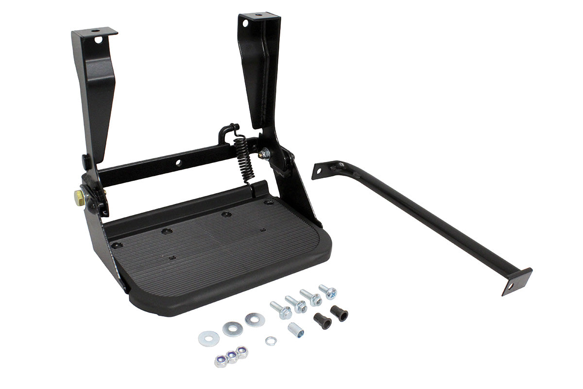 LR020614 LAND ROVER - SIDE STEP - FOLDING - BLACK - RUBBER TOP